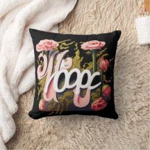 Elegante rosa Rosen Hoffnung-Typografie
