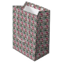 Elegante rosa Rosen-Impasto-Blumen-Mittlere Gesche