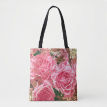 Elegante rosa Rosen Taschen-der Tasche in der
