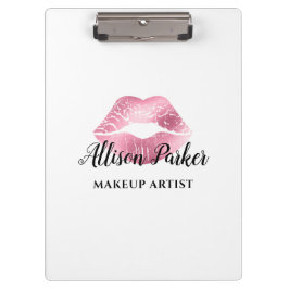 Elegante Rosa Täler Klemmbrett