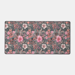 Elegante, rosa und graue Gemusterte Schreibtischma Schreibtischunterlage