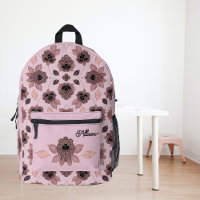 Elegante rosa und schwarze Spitzen im Vintagen Sti