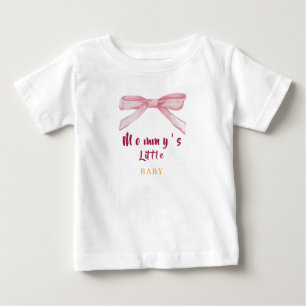 Elegante rosa Wasserfarben-Baby Shower Baby T-shirt