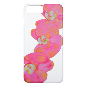 Elegante rosa Wasserfarben-Orchideen tropische Blu Case-Mate iPhone Hülle