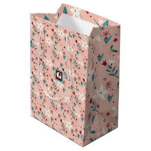 Elegante, rosa Zuhause Mittlere Geschenktüte