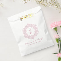 Elegante rosafarbene Erbstück-Hochzeit