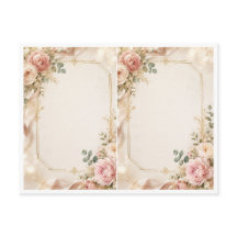 Elegante rosafarbene florale Hochzeits-Einladung m