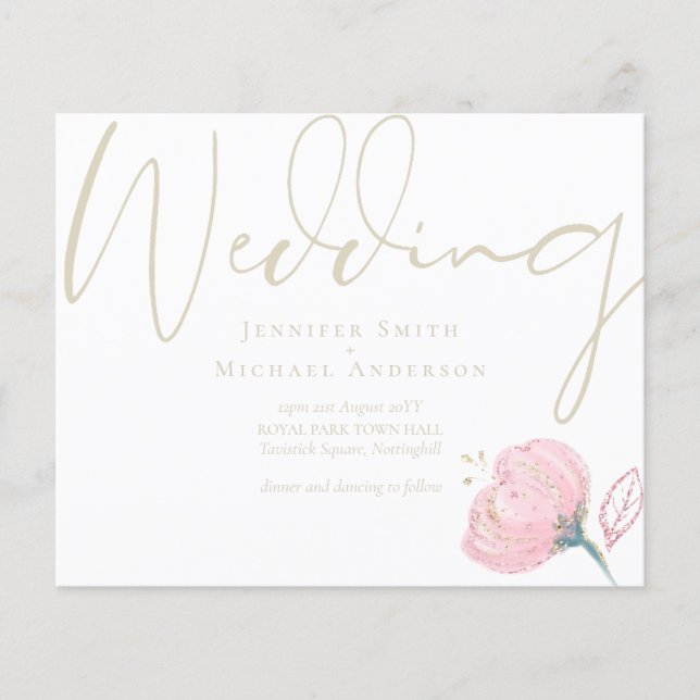 Elegante Rose (Vorderseite)