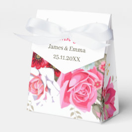 Elegante Rose Blume Custom Wedding Geschenkschachtel
