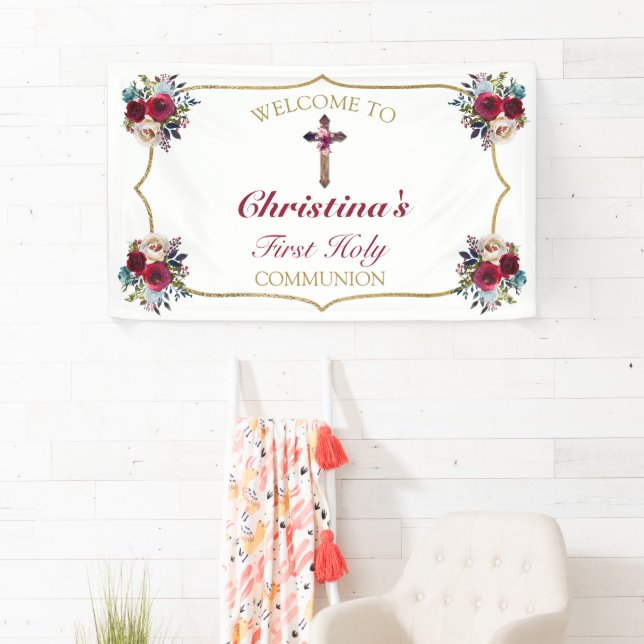 Elegante Rose Florenz Banner (Insitu)