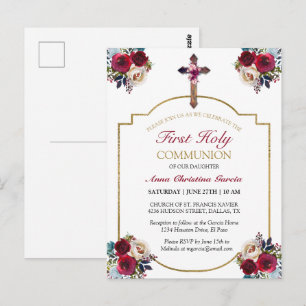 Elegante Rose Florenz Postkarte