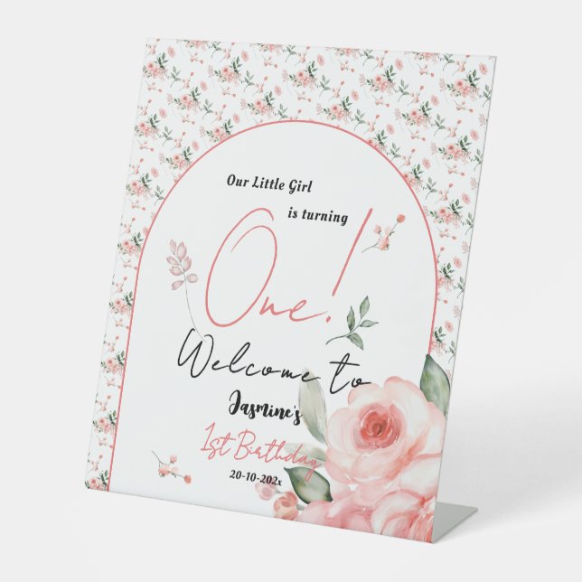 Elegante Rose Girl del Malcantone Sockelschild (Vorderseite)