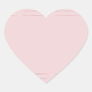 Elegante Rose Gold Blank Template Moderne Trendy Herz-Aufkleber