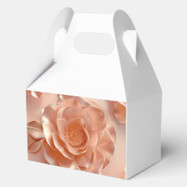 Elegante Rose Gold Glitzer Paper Bevorzugung Box Geschenkschachtel