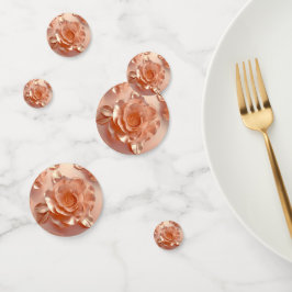 Elegante Rose Gold Glitzer Table Confetti Konfetti
