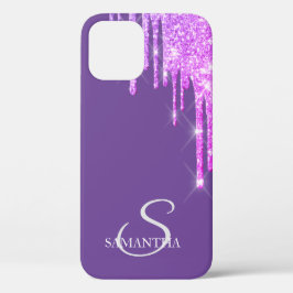 Elegante Rose Gold Glitzer Tropfen Case-Mate iPhone Hülle