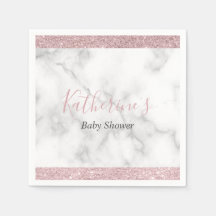 Elegante Rose Gold Glitzer Whirlpool Kinderdusche