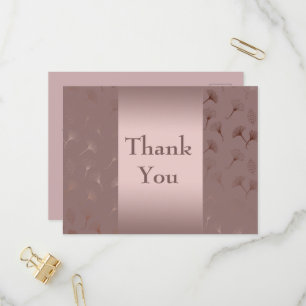 Elegante Rose Gold Hand Drawn Floral Einladungspostkarte