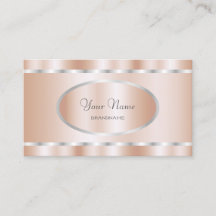 Elegante Rose Gold mit Silver Frame Beruflich