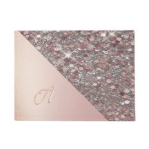 Elegante Rose Gold Monogram