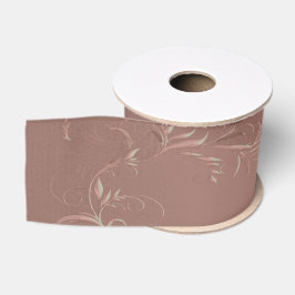 Elegante Rose Gold Wedding Ripsband