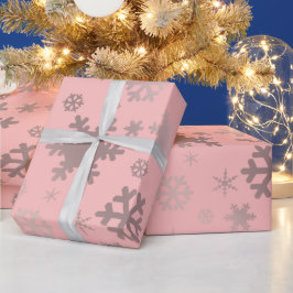 Elegante Rose Goldenes Weihnachtsfest Geschenkpapier