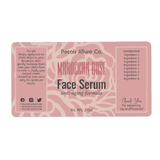 Elegante Rose Korallenrosa Face Fair Oil Serum Lab