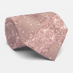 Elegante Rose Krawatte