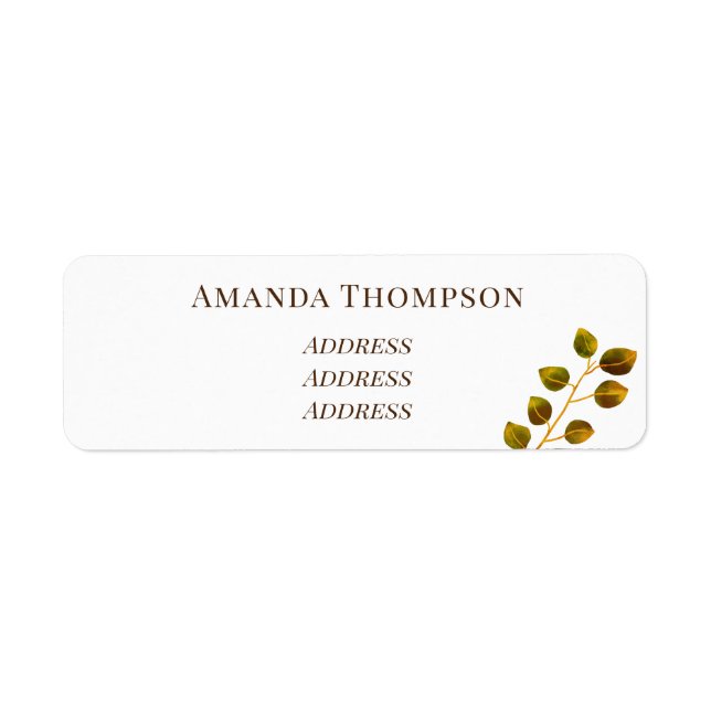Elegante Rose Monogram White (Vorne)
