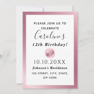 Elegante Rose New Orleans Club Villa Saroli Einladung