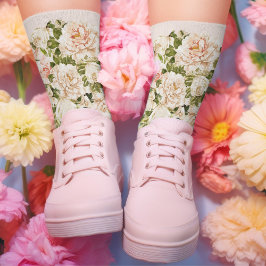 Elegante Rose Romance Floral Feminine MUM Socken