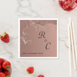 Elegante Rose Serviette