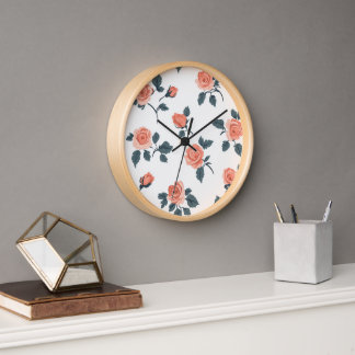 Elegante Rose Uhr
