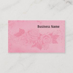 Elegante Rose Visitenkarte