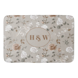 Elegante Rose & Weindesign Bath Mat Badematte