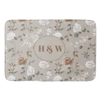 Elegante Rose & Weindesign Bath Mat Badematte