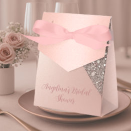 Elegante Roségoldene Hochzeitsparty Geschenkschachtel