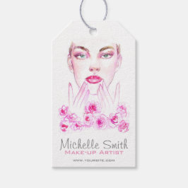 Elegante Rosen Blumenstrauß Geschenkanhänger