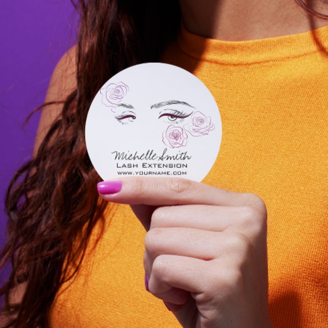 Elegante Rosen Blumenstrauß Runder Aufkleber (Von Creator hochgeladen)