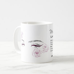 Elegante Rosen Blumenstrauß Tasse