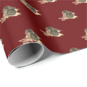 Elegante Rosen-Corsage Geschenkpapier