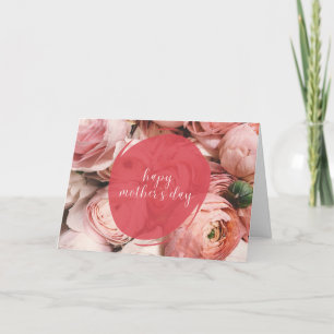 Elegante Rosen Floral Muttertag Feiertagskarte