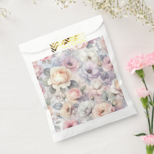 Elegante Rosenblüten Geschenktütchen