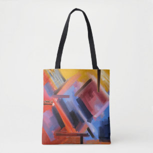 Elegante Rote Orange Schwarz Rosa Abstrakte Kunst