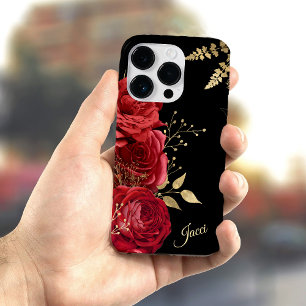 Elegante Rote Rose Case-Mate iPhone 14 Pro Hülle