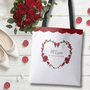 Elegante rote Rosen Geschenk für die Mutter der Br
