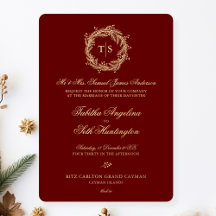 Elegante Rotgold Hochzeit