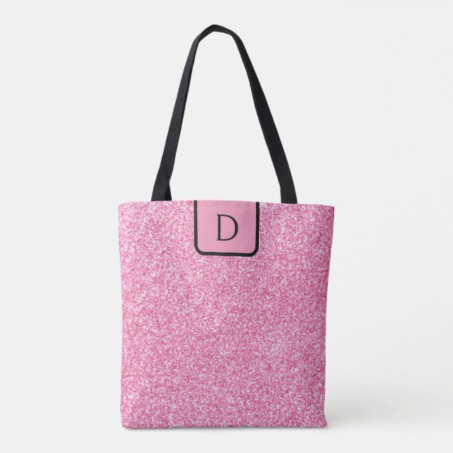 Elegante RPink Imitate Glitzer & Glitzern (Rückseite)