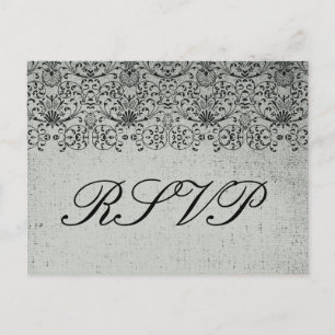 Elegante RSVP-Karte Einladungspostkarte