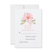Elegante RSVP-Karten für Hochzeiten im Wasser
